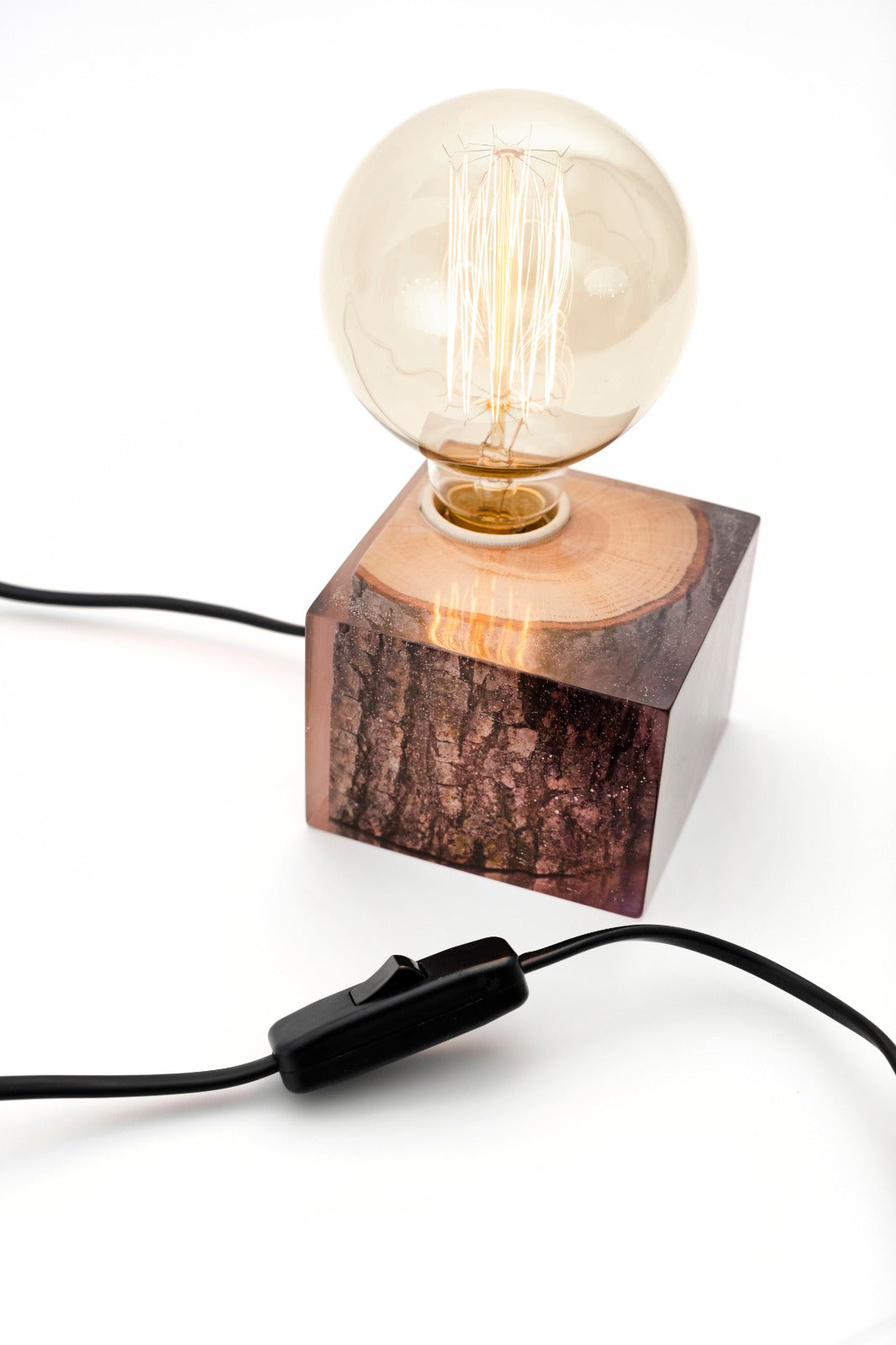 Transparent Epoxy Table Lamp